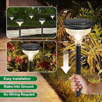 4-Pack IP65 Solar Landscape Lights for Yard