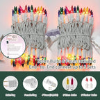 Christmas String Lights, Waterproof Twinkle Lights