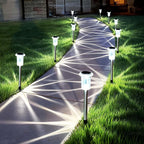 10-Pack Solar Landscape Lights for Walkway