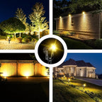 Solar Landscape Spotlights, LED