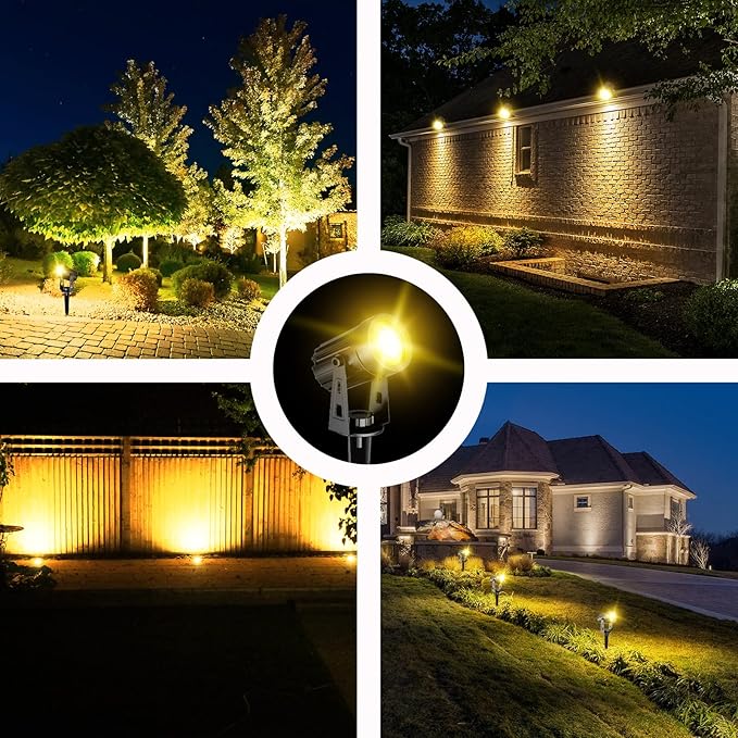 Solar Landscape Spotlights, LED