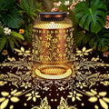 Hummingbird Solar Lantern Set, Elegant Garden Lighting
