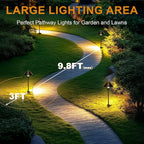 Solar Driveway Path Lights, Waterproof
