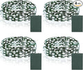 4-Pack Christmas String Lights, 4ft 50 LED Waterproof Twinkle Lights