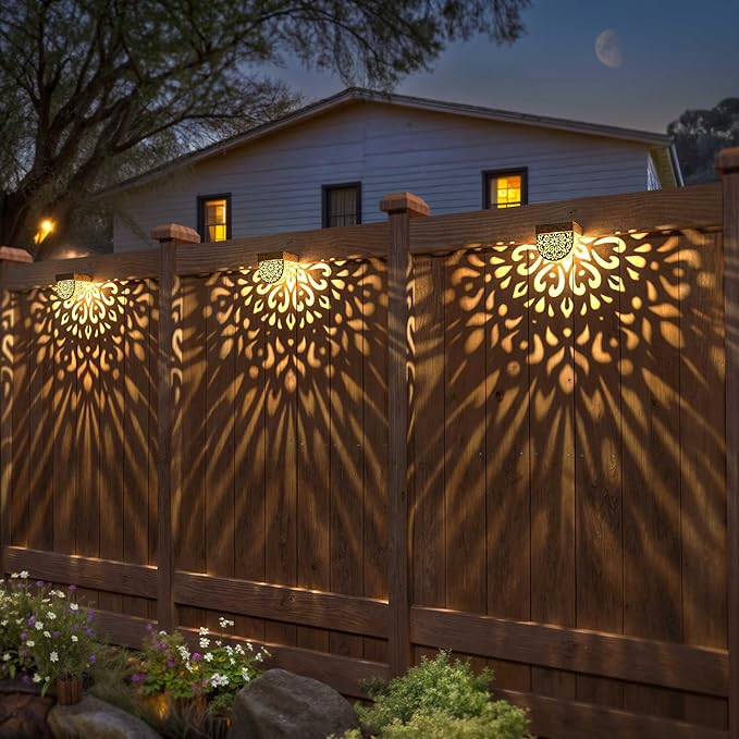 Solar Dock Lights 6-Pack, Waterproof LED