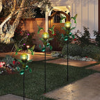 Solar Pathway Lights, Waterproof LED Garden Lights