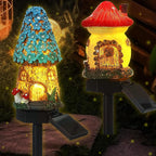 2-Pack Solar Landscape Lights for Driveway