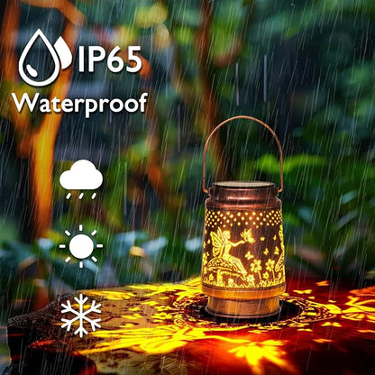 Homemory Solar Lanterns Outdoor Waterproof Fairy Lights Garden Decor, Birthday Gifts for Women Mom Grandma, LED Hanging Solar Lights for Yard, Patio, Backyard, Porch, Lawn