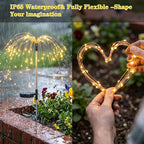 Firework Solar Lawn Figurine Light, Waterproof