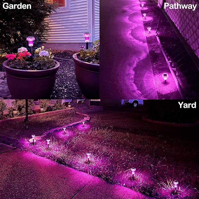Solar Driveway Path Lights 16-Pack, Waterproof