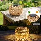 Backyard Solar Lantern Set 2-Pack, Charming Outdoor Lighting