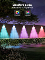 Solar Fence Lights, Waterproof LED