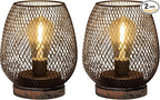 Backyard Solar Hanging Lanterns 2-Pack, Decorative Patio Decor