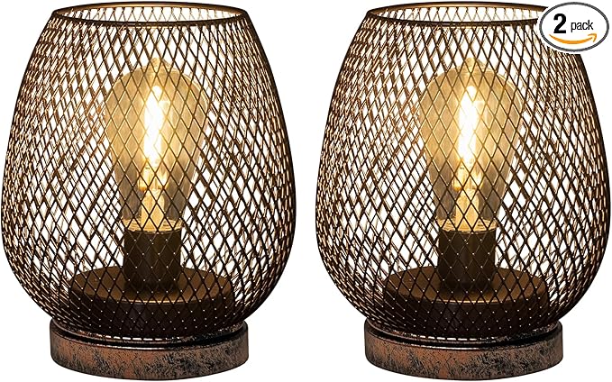 Backyard Solar Hanging Lanterns 2-Pack, Decorative Patio Decor