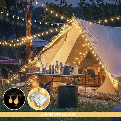 33ft Christmas LED String Lights, Waterproof Timer Lights