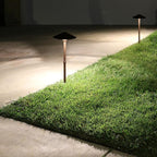 Warm White Solar Path Lights, Outdoor Driveway LED