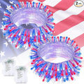 33ft White Outdoor Edison String Lights, Weatherproof