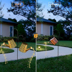 2-Pack Solar Path Lights, Outdoor Yard LED