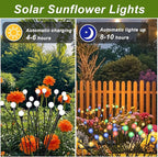 Solar Yard Path Lights 4-Pack, Waterproof