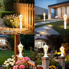 Solar Post Cap Lights, Waterproof LED