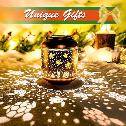 Sea Turtle Solar Lanterns Outdoor Waterproof,Hanging Solar Lights Sea Turtle Gifts for Women Men Metal LED Decorative Light for Yard,Patio,Lawn,Pathway,Landscape,Garden Decor