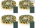 4-Pack Christmas String Lights, 4ft 50 LED Waterproof Twinkle Lights