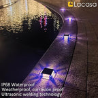 4-Pack IP68 Solar Landscape Lights for Garden