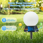 Cool White Solar Pathway Lights 2-Pack, Driveway LED
