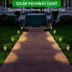 Solar Driveway Path Lights 8-Pack, IP65 Waterproof