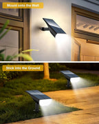6-Pack Solar Spotlights, Landscape Lights