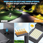 Solar Garden Path Lights 4-Pack, Waterproof