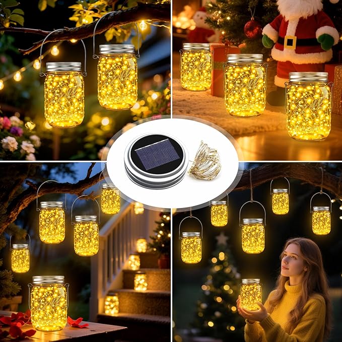 12-Pack LED Patio String Lights, Waterproof Outdoor