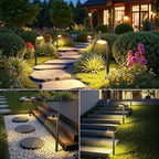8-Pack Solar Landscape Lights for Garden