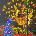 Hummingbird Solar Hanging Lanterns, Rustic Patio Decor
