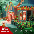 Christmas Fairy Lights 4-Pack, 66ft 200 LED Battery Twinkle Lights