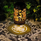 Garden Solar Hanging Lanterns, Metal Porch Decor