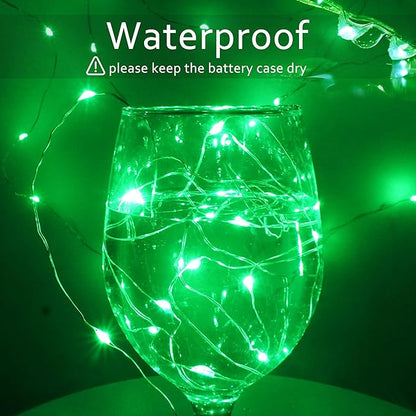 15-Pack 6ft Christmas LED String Lights, Waterproof Timer Lights