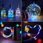 10-Pack 20 LED Christmas Twinkle Lights, Waterproof for Backyard