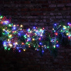 Christmas Porch String Lights 4-Pack, 80ft 240 LED Waterproof