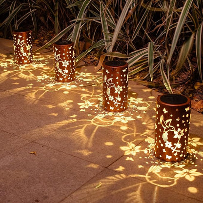 2 Pack Solar Lanterns Outdoor Waterproof Hummingbirds Birthday Gifts for Women Mom Grandma Garden Decor Hanging LED Decorative Light for Patio Yard Lawn Gardening Gifts