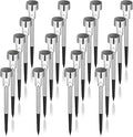 20-Pack IP44 Solar Landscape Lights for Garden