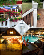 8-Pack Solar Pathway Lights, Waterproof LED Walkway Lights