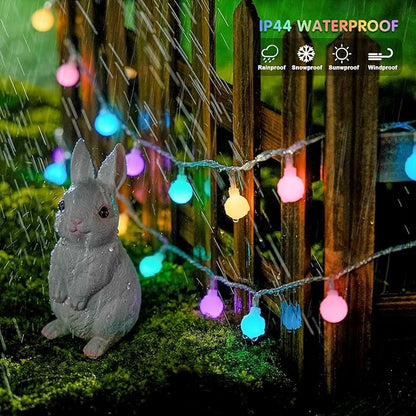 33ft Christmas LED String Lights, Waterproof Timer Lights