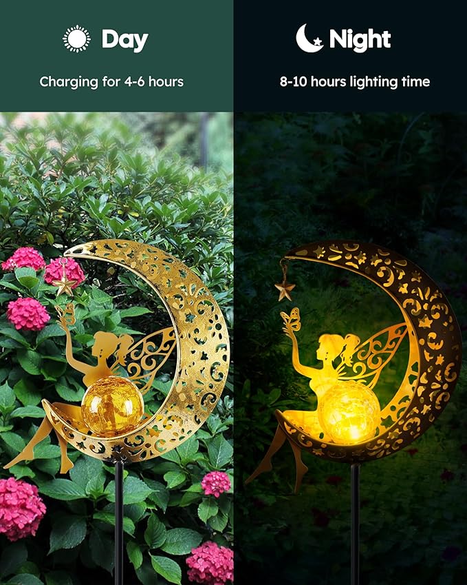 Garden Solar Lawn Figurine Light, Waterproof