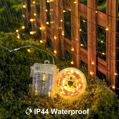 Christmas Yard String Lights 2-Pack, 132ft 400 LED Waterproof