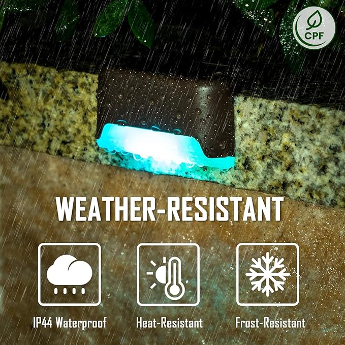 16-Pack Wall Solar Lights, Waterproof LED