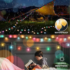 Outdoor String Lights, 33ft Waterproof LED