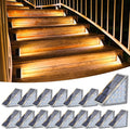16-Pack Solar Deck Step Lights, Waterproof