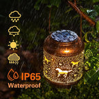Horse Solar Porch Lanterns, Charming Waterproof LED