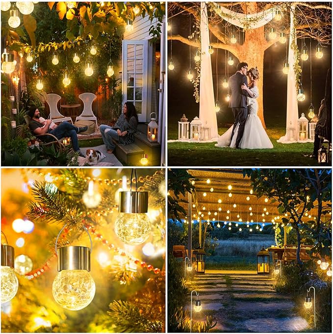 Solar Pathway Lights, Waterproof LED Yard Lights